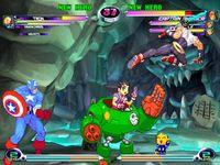 une photo d'Ã©cran de Marvel VS Capcom 2 sur Sega Dreamcast